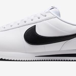 Women’s Nike White and Black Cortez Sneakers, 8.5, NIB